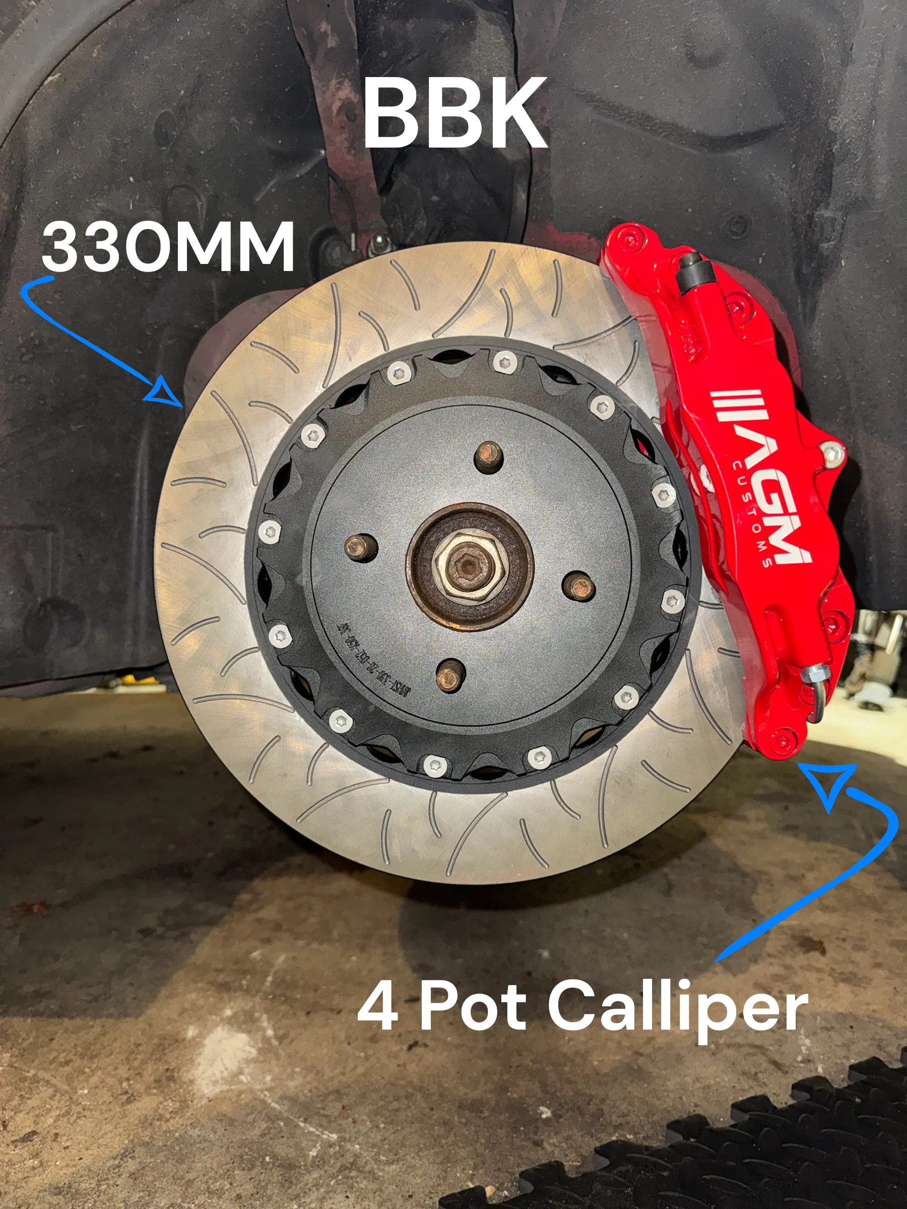 Ford Fiesta MK7/7.5 330MM Big Brake Kit - Image 11