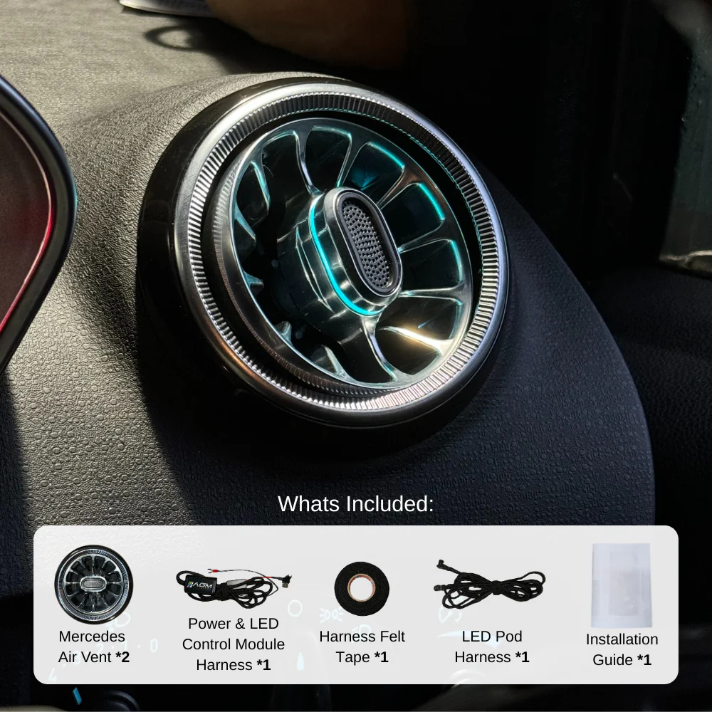 Ford Fiesta MK7/7.5 Mercedes Benz LED Air Vent Mod - Image 3