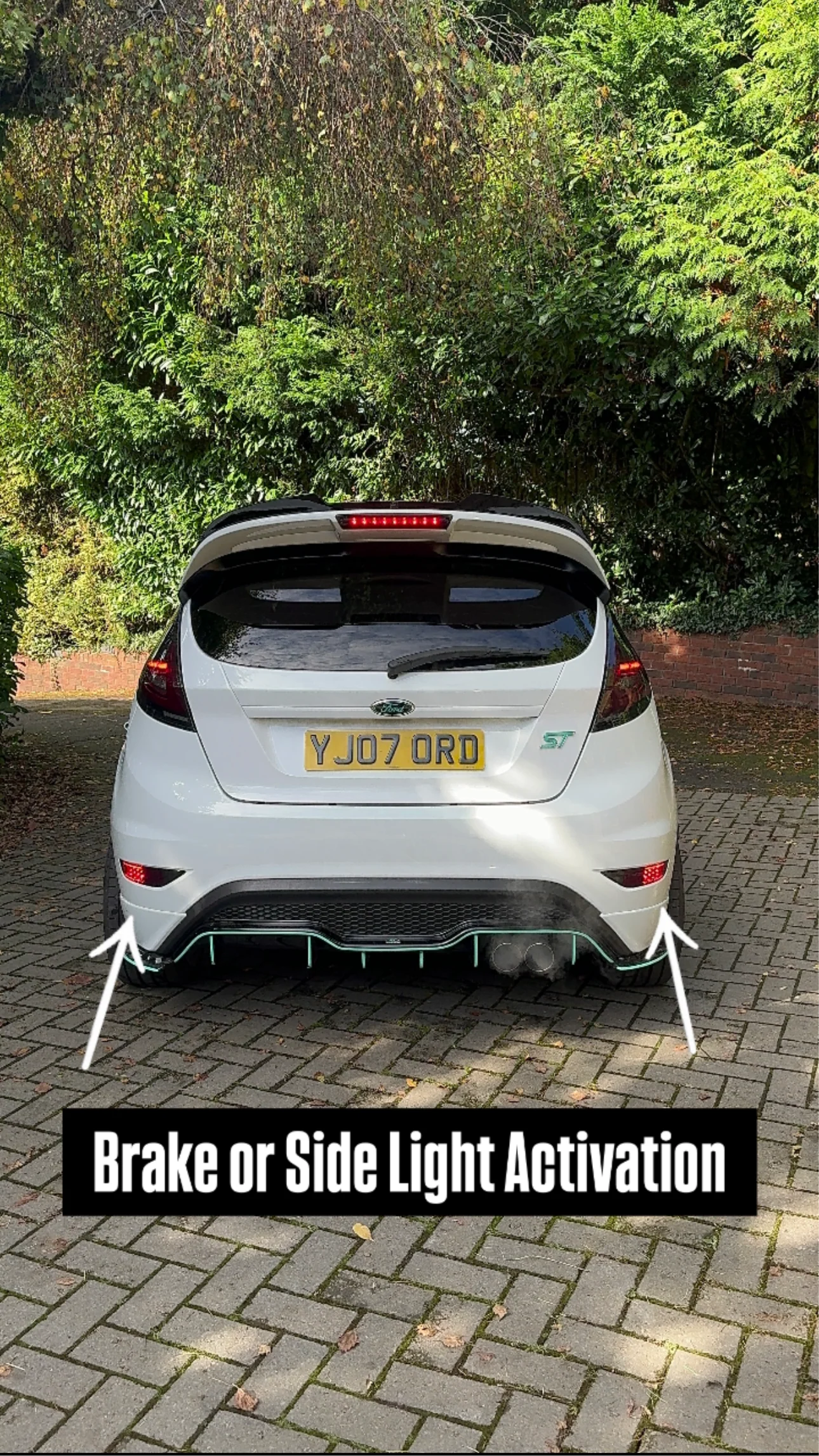Ford Fiesta MK7/7.5 Rear Bumper Dual LED Fog Lights - Image 21
