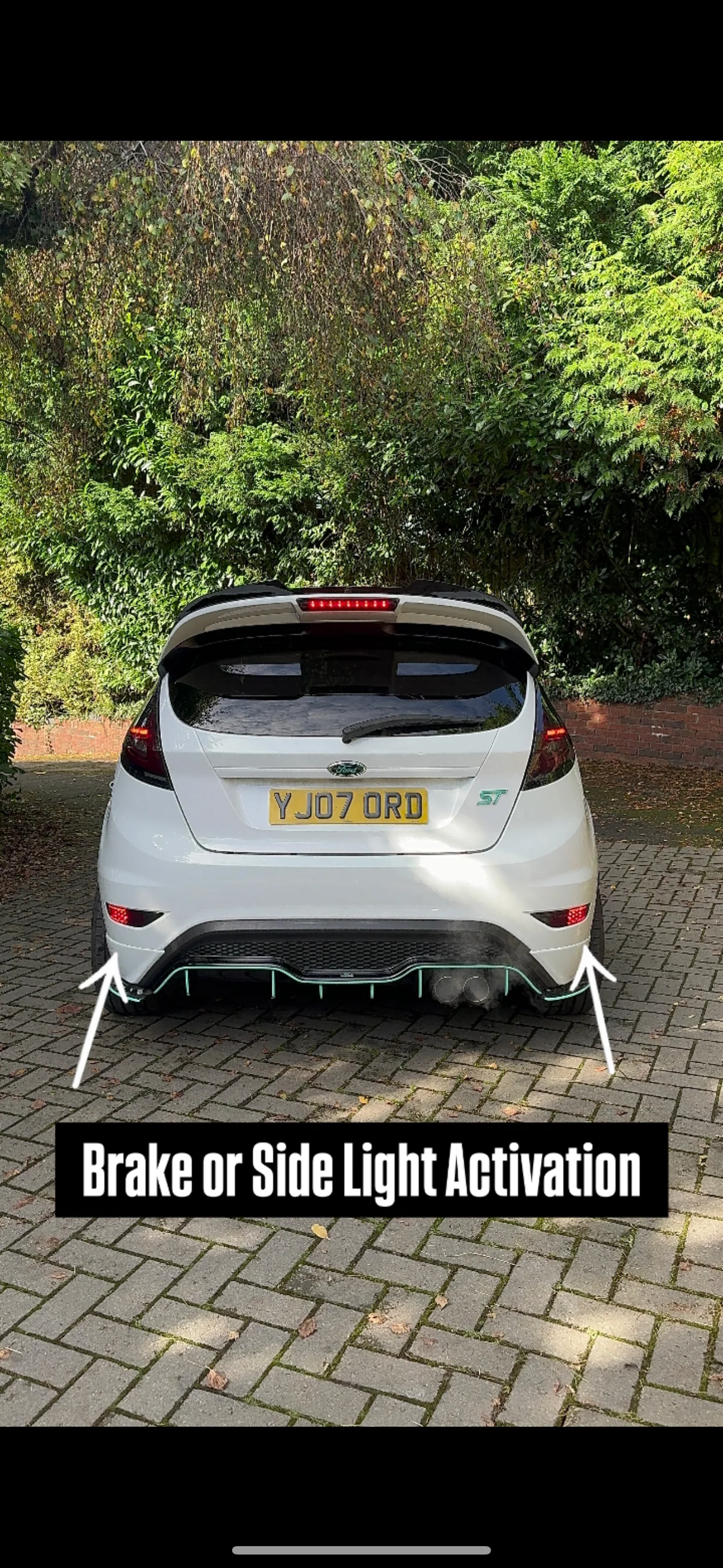 Ford Fiesta MK7/7.5 Rear Bumper Dual LED Fog Lights - Image 7