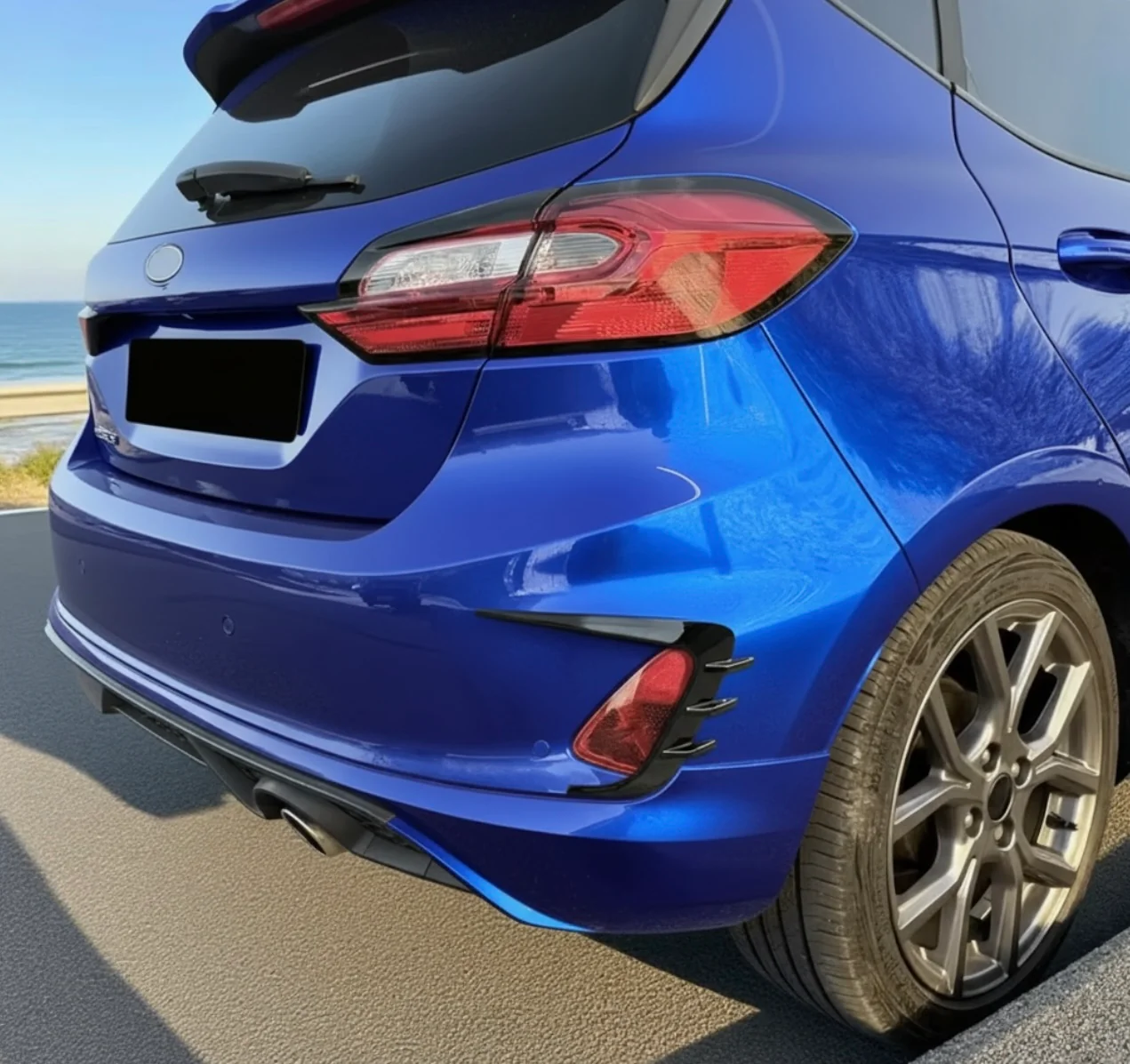 Ford Fiesta MK8 ST/ST-Line Rear Bumper Extensions - Image 3