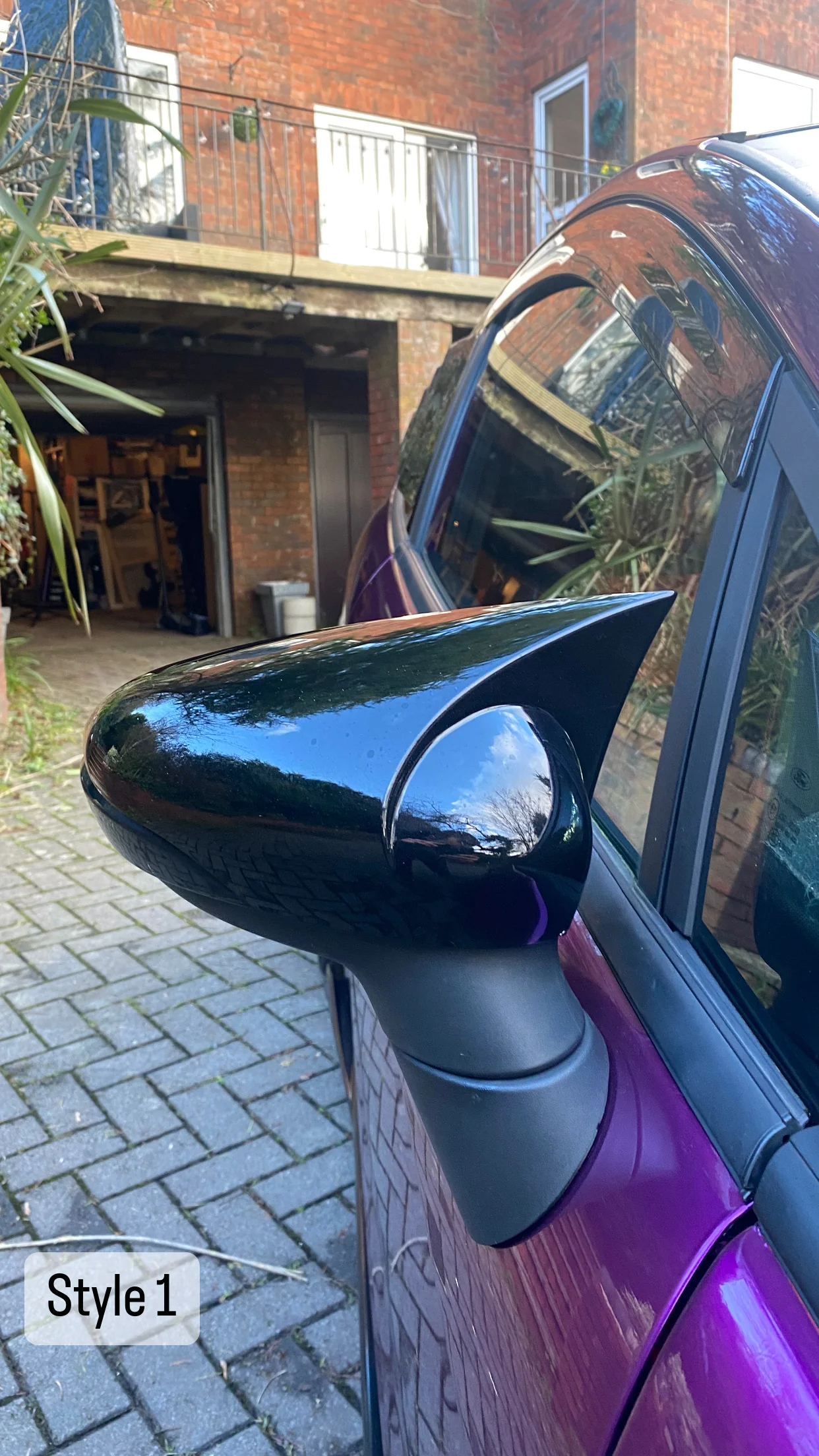 M - Style Aggressive Pointed Wingmirror Caps - Image 4