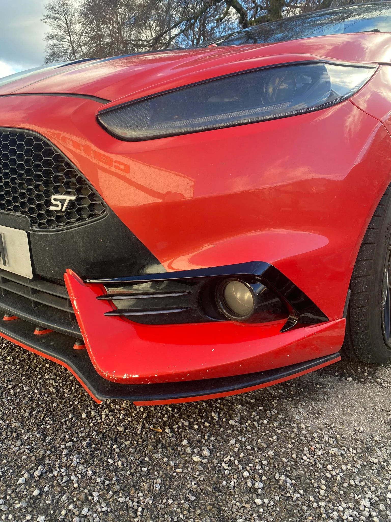 MK7.5 Fiesta ST Front Bumper Extensions - Image 4